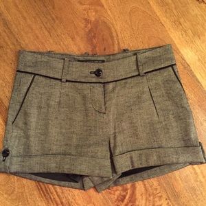 Bebe tweed shorts, fabric imported from Italy