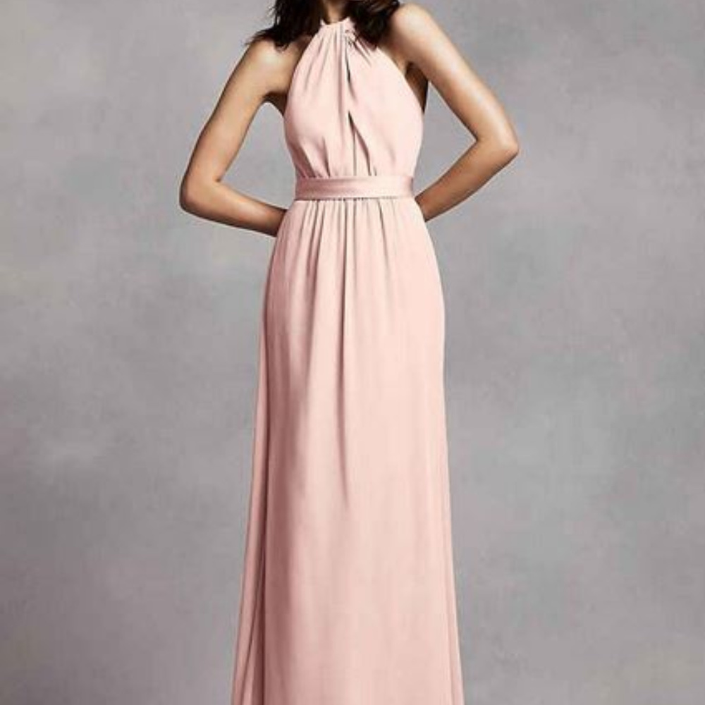 Vera Wang Blush Bridesmaid Dress - Picture 8 of 8