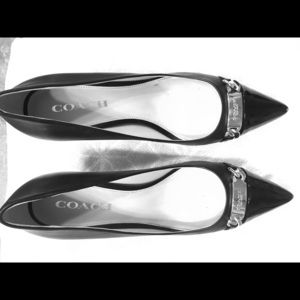 Coach Black and Gold Pumps