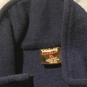 Patagonia capilene XL blue sweater