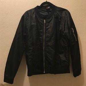 Black bomber jacket h&m