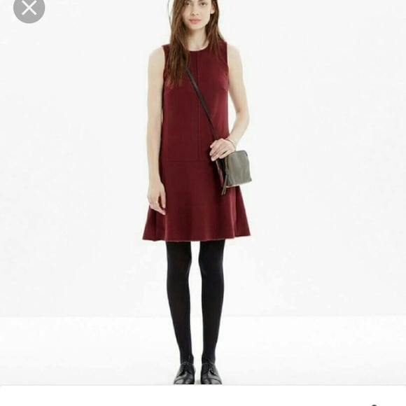 SOLD NWOT madewell drop waist wool foyer dress