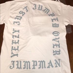 " Yeezy Jumped Over Jumpman" Long Sleeve Tee