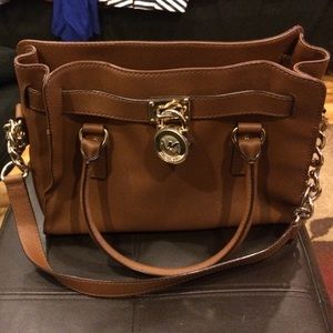 Michael Kors Medium Hamilton Saffiano Leather Tote