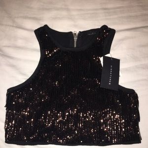 Embellished Crop Top