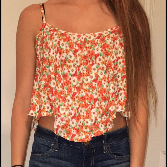 Floral crop top
