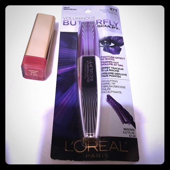 ‼️sold‼️LOREAL Mascara n Max Factory lipstick