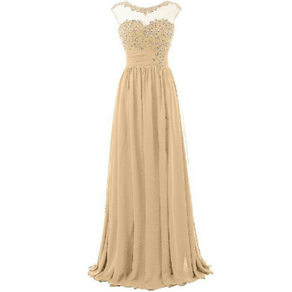 Champagne Prom Dress