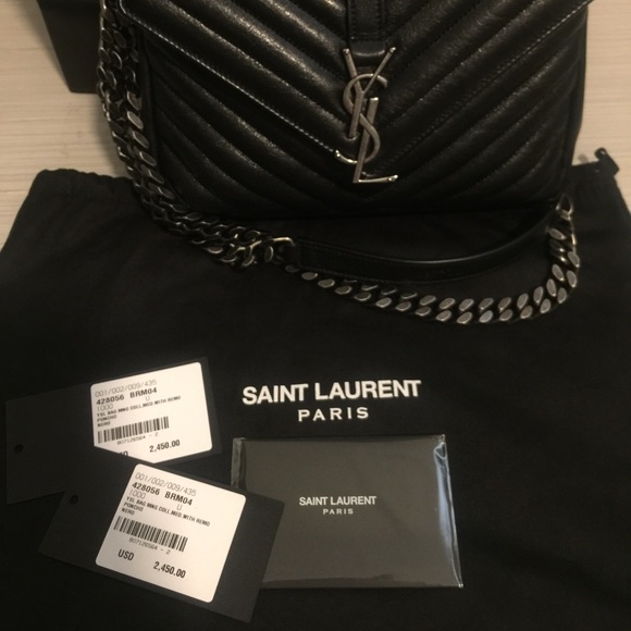 Saint Laurent YSL medium matelasse college - Picture 6 of 8