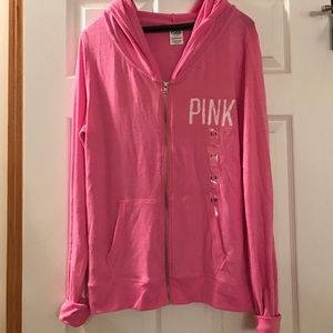 Victoria secret zip up hoodie -brand new with tags