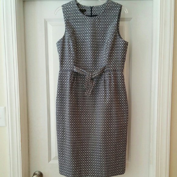 Navy and White Talbots Shift Dress