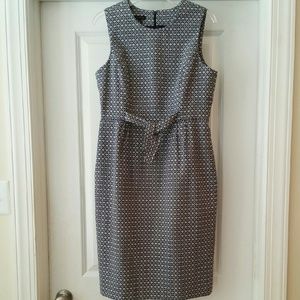 Navy and White Talbots Shift Dress
