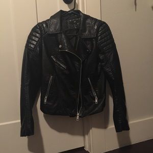 H&M leather moto jacket