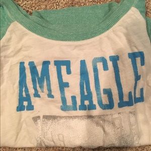 American eagle baseball shirt  x 2