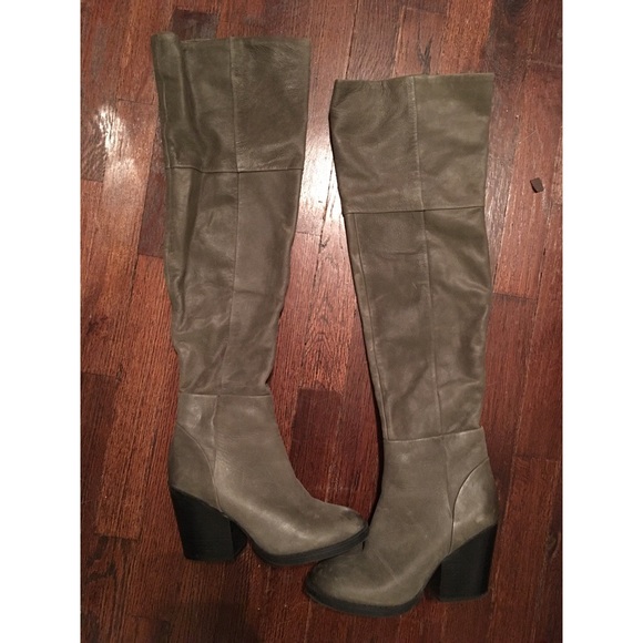 CASINE Aldo thigh high leather boots