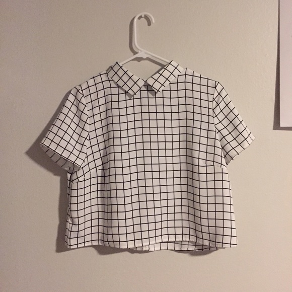 Forever 21 Grid Crop top