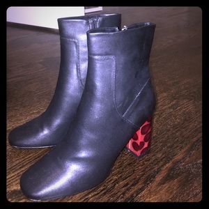 ASOS black sock boots