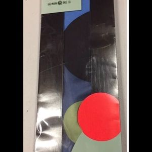 Chris Coleman Harmony Ball Neck Tie Blue Black dot