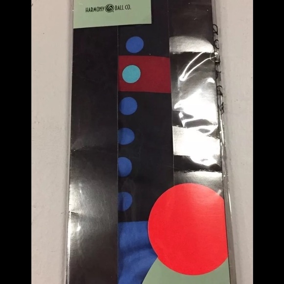 Chris Coleman Harmony Ball Neck Tie Blue Maroon