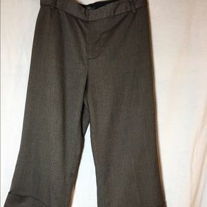 Banana Republic Brown Cropped Dress Pants