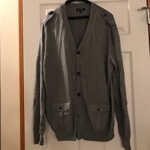 Express military style cardigan