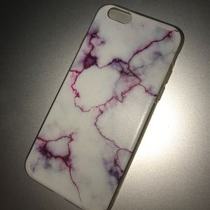 OBO iPhone 6/6s/7 Pink and white marble TPU case