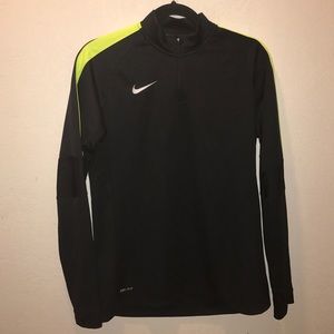 Nike Dri fit sweater neon yellow and black