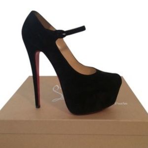 Christian louboutin lady daf suede platform