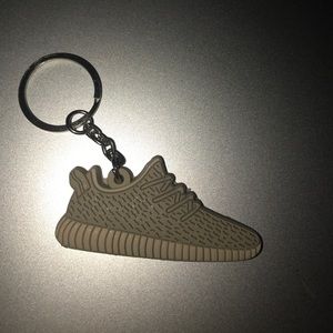 Tan YEEZY BOOST 350 keychain