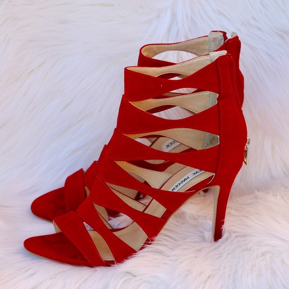 Steve Madden Shoes - Steve Madden Swyndlee Red Dress Heels