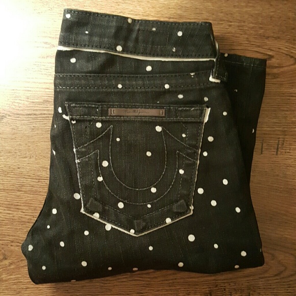 True Religion Polka Dot Jeans