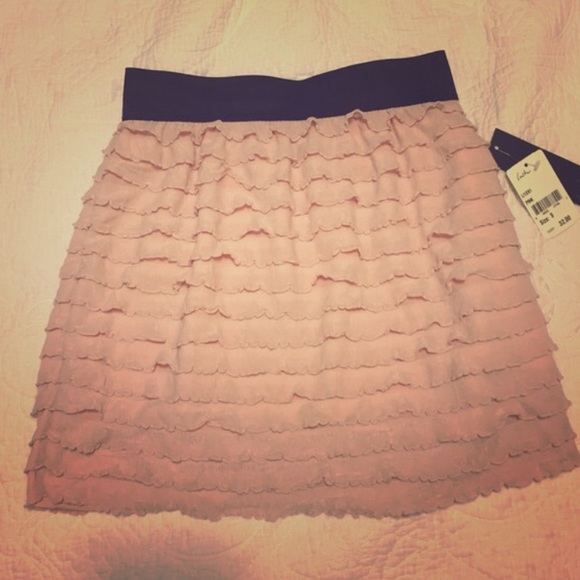 Light pink skirt