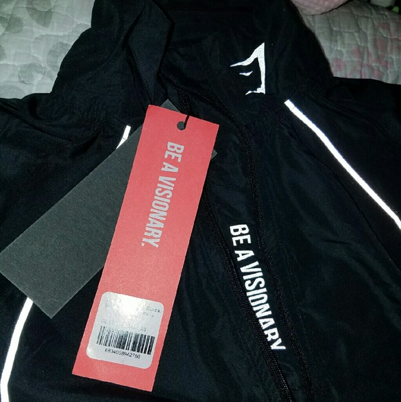 Gym Shark zip up windbreaker