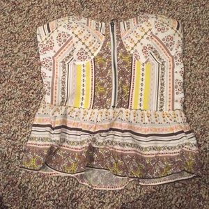 Cute/unique corset top. Worn once