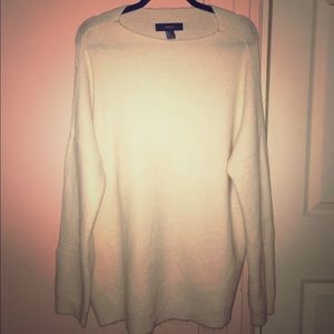 🎀forever 21 white oversized sweater size L🎀