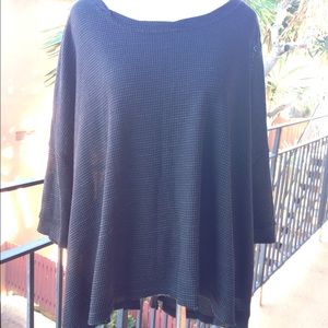 Free People split back flowy dolman top