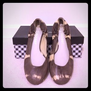 💥Delman Tie Dye Leather Ballet Flats