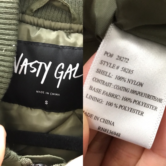 Nasty Gal Ray Bomber Jacket - Picture 4 of 4