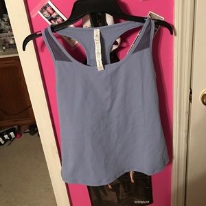 Blue lululemon tank