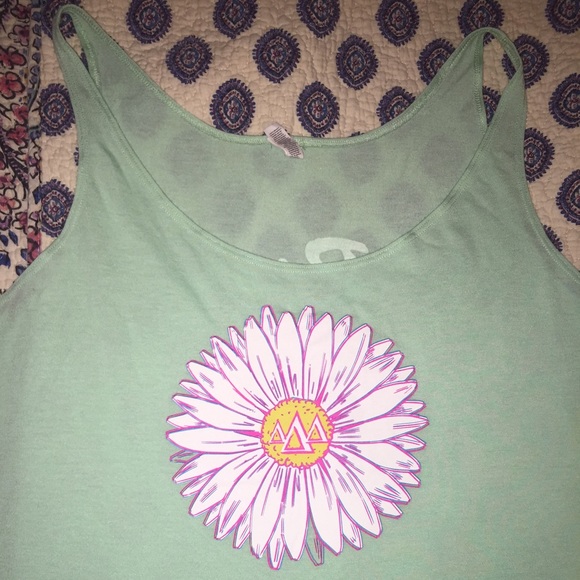 Light blue tri delta shirt