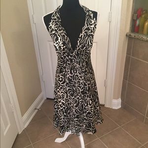 White House black market halter dress