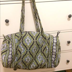 vera bradley quilted small duffel bag vera bradley quilted small duffel bag