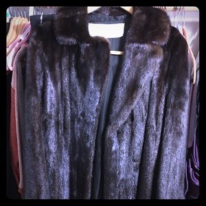 A Beautiful Glossy Mink coat , New Condition ,