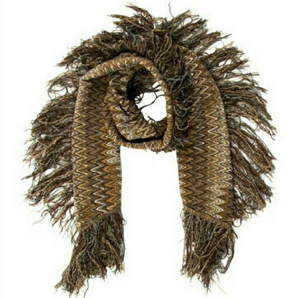 Missoni Accessories - Missioni Foulard Brown Stole, Shall, Scarf