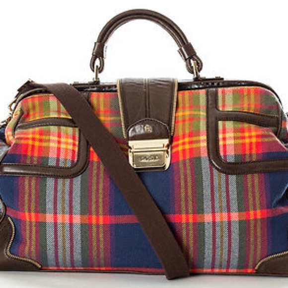 L. A. M. B. Gwen Stefani Edinburgh Plaid Doctor Bag