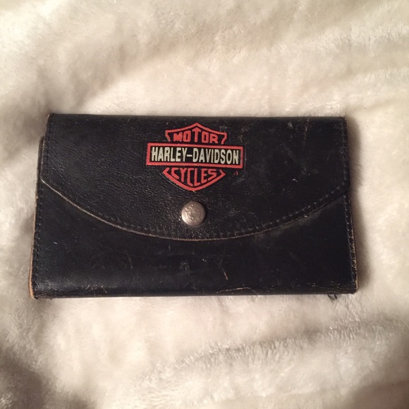 Vintage/Authentic Harley Davidson Wallet/checkbook