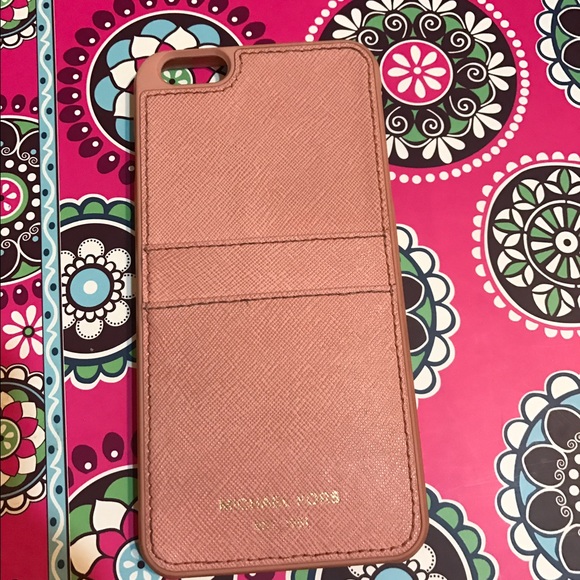 Michael Kors leather iPhone 6 Plus case