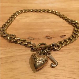 Juicy Couture Banner Heart Starter Necklace