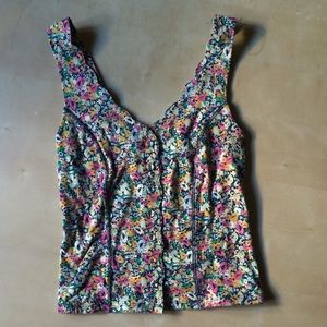 Urban outfitters kimchi blue floral tank top