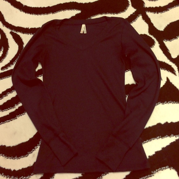 ColorStory Navy L/S Thermal Tee, Size Small💙